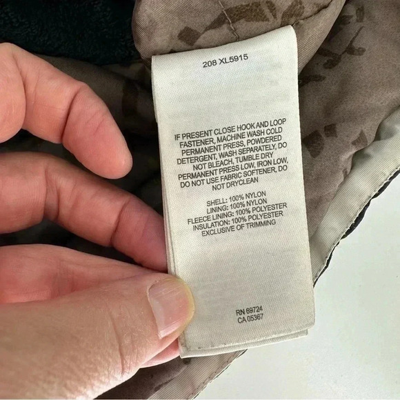 Columbia waterproof insulated puffer jacket with soft fleece lining - Picture 5 of 9